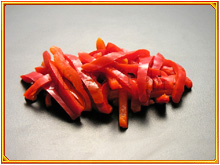 red pepper shreds