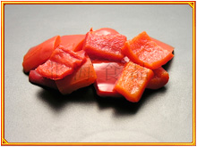 red pepper slices